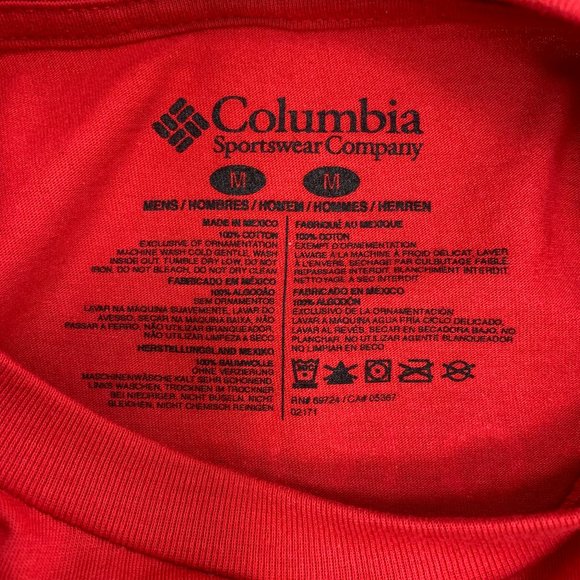 Columbia Sports Wear PFG Fishing Gear Red T-shirt - Picture 5 of 6